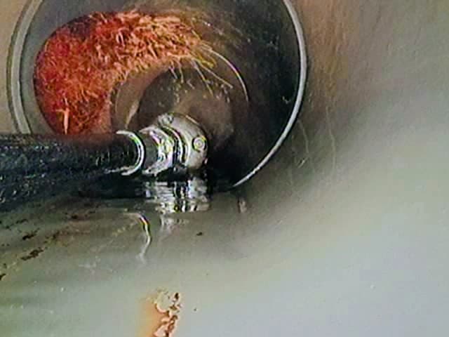Drainage work on site